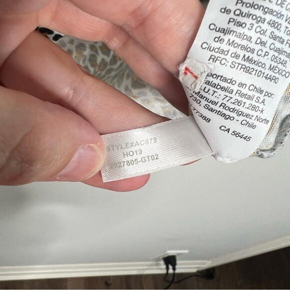 J Crew Factory Womens Size XS Leopard Print Short Sleeve Studio Tee Shirt Crew - Picture 7 of 10